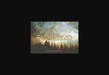 Florenzo Font Poster 1