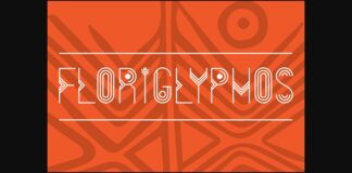 FloriGlyphos Font Poster 1