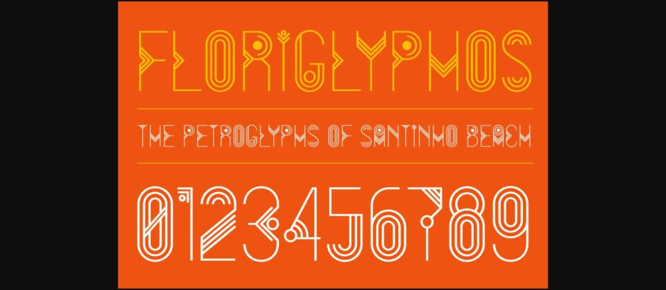 FloriGlyphos Font Poster 6