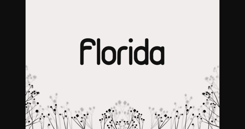 Florida Font Poster 3