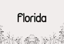 Florida Font Poster 1
