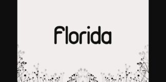 Florida Font Poster 1