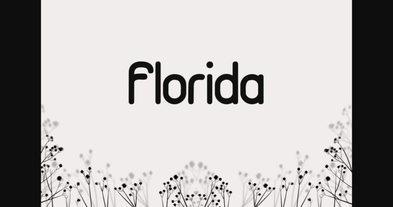 Florida Font Poster 1