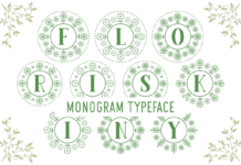 Floriskiny Font Poster 1