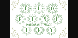 Floriskiny Font Poster 1