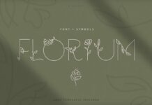 Florium Font Poster 1