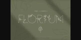 Florium Font Poster 1