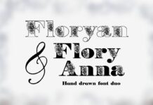 Floryan & FloryAnna Font Poster 1