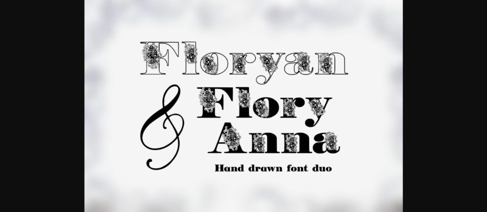 Floryan & FloryAnna Font Poster 1