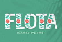 Flota Font Poster 1