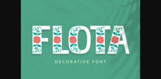 Flota Font Poster 1