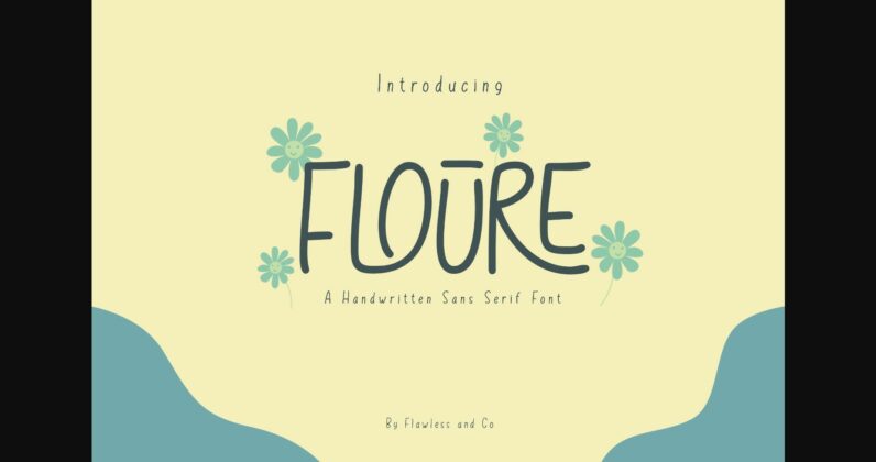 Floure Font Poster 3