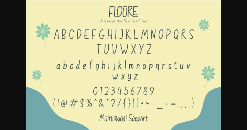 Floure Font Poster 11