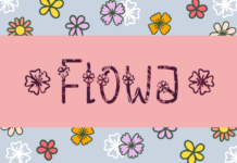 Flowa Font Poster 1