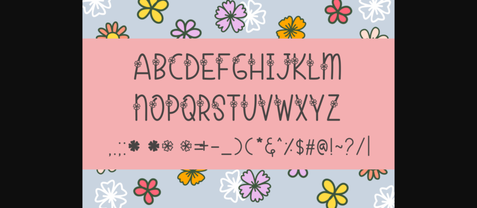 Flowa Font Poster 4