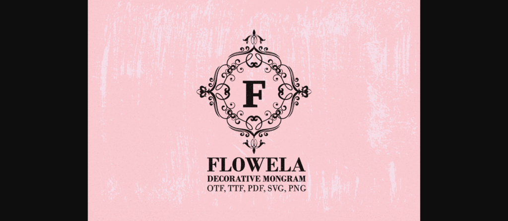 Flowela Font Poster 3