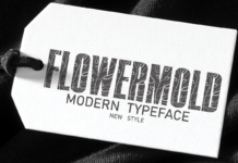 Flower Mold Font Poster 1