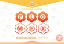 Flower Monogram Font Poster 1