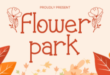 Flower Park Poster 1