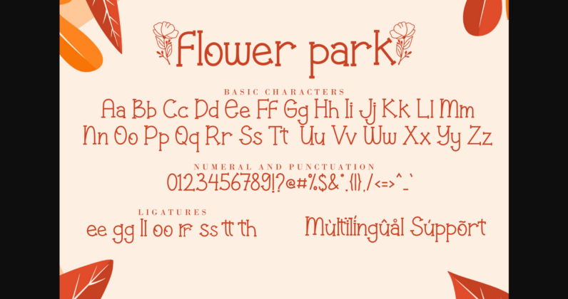 Flower Park Poster 11