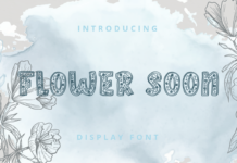 Flower Soon Font Poster 1