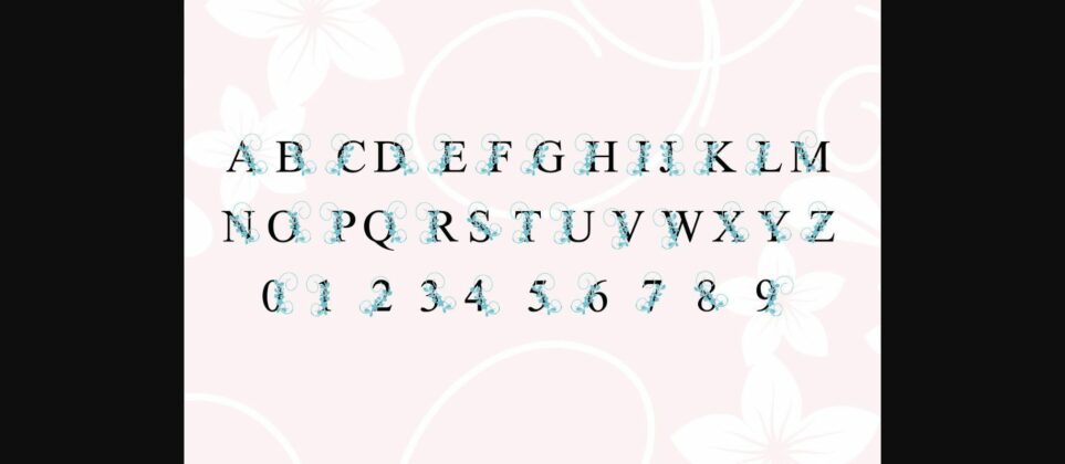 Flowerina Font Poster 7