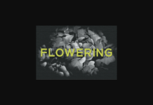 Flowering Font Poster 1