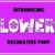 Flowers Font