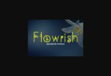 Flowrish Font Poster 1