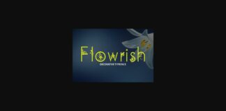 Flowrish Font Poster 1