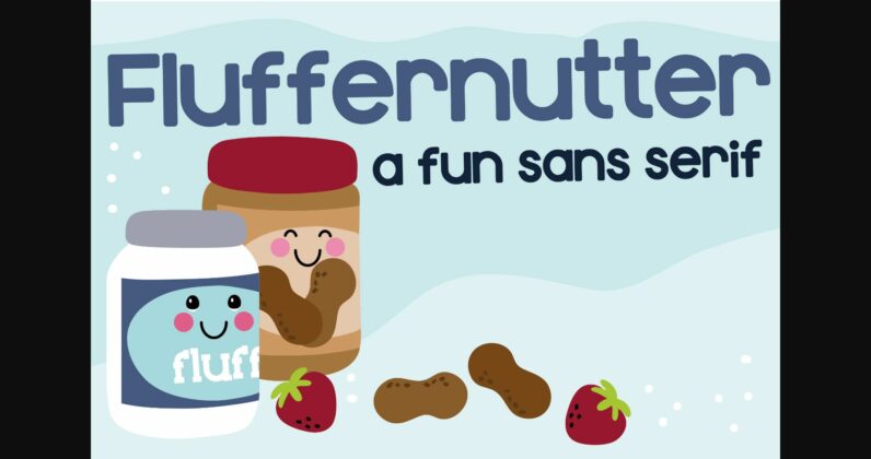 Fluffernutter Font Poster 3