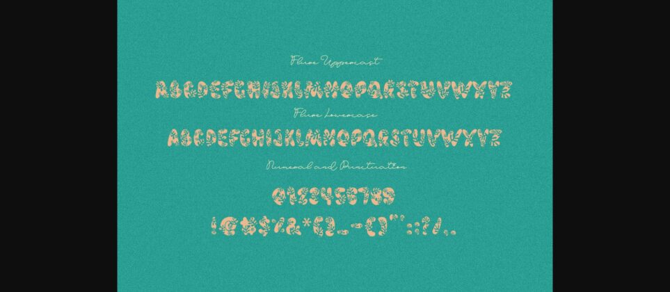 Flure Font Poster 10