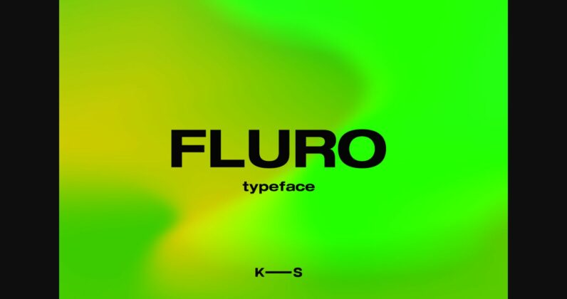 Fluro Font Poster 3