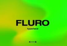 Fluro Font Poster 1