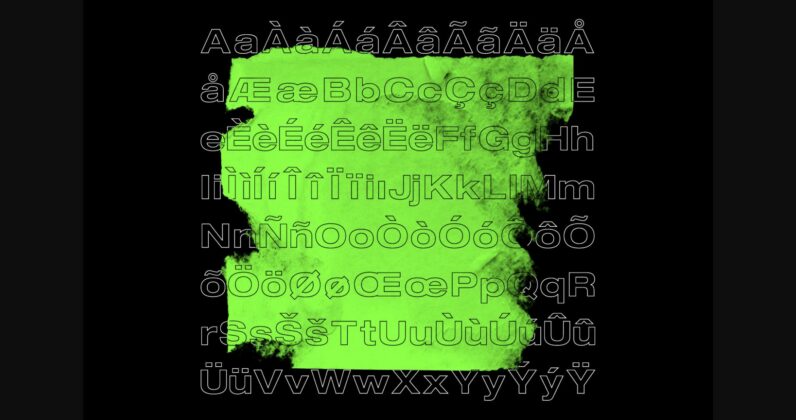 Fluro Font Poster 5