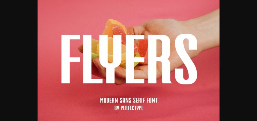 Flyers Font Poster 3