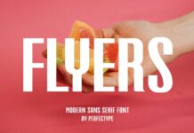 Flyers Font Poster 1