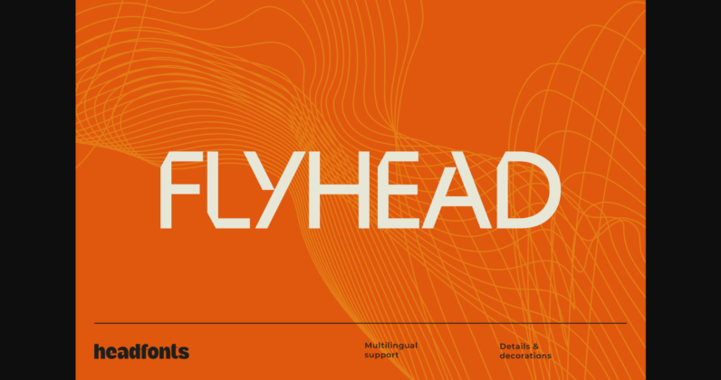 Flyhead Font Poster 3