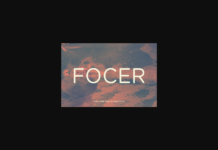 Focer Font Poster 1