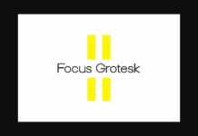 Focus Grotesk Font Poster 1