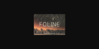 Foline Font Poster 1