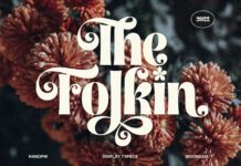 Folkin Font Poster 1