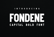 Fondene Font Poster 1