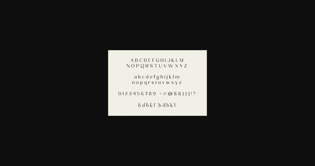 Fondest Font Poster 11