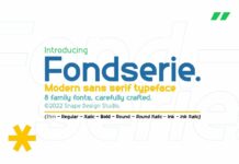 Fondserie Font Poster 1