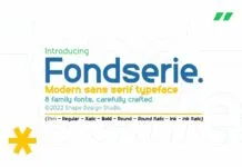 Fondserie Font Poster 1