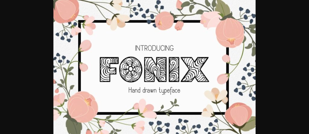 Fonix Font Poster 3