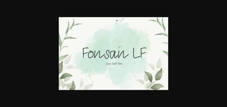 Fonsan Lf Font Poster 3