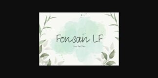 Fonsan Lf Font Poster 1