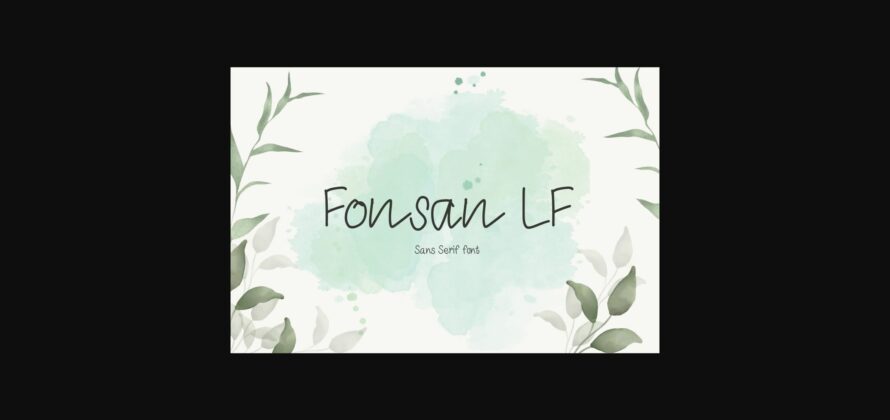 Fonsan Lf Font Poster 1